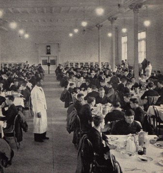 Interior of Mess Hall circa 1935