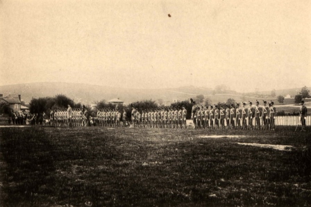 Cadet Corps on Parade Ground circa 1889