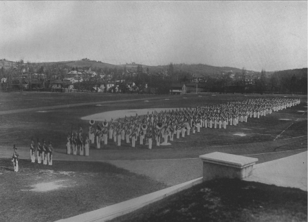 Cadet Battalion on Parade circa 1930