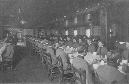 Interior of First Mess Hall circa 1906
