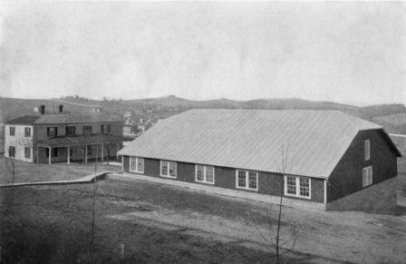 Natatorium with YMCA building to the left circa 1913