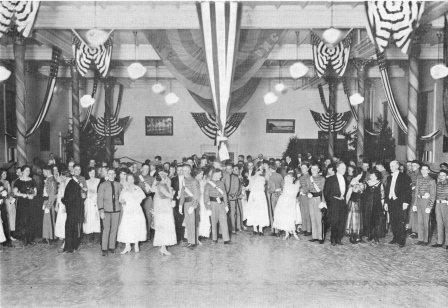 Thanksgiving Dance in Mess Hall circa 1917